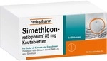 ratiopharm GmbH SIMETHICON-ratiopharm 85 mg Kautabletten 100 St 01364804_DBA