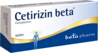 Betapharm Arzneimittel GmbH Cetirizin beta Filmtabletten 50 St 02156887_DBA