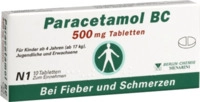 Berlin-Chemie AG Paracetamol BC 500 mg Tabletten 10 St 04088345_DBA