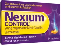 Haleon Germany GmbH Nexium Control 20 mg magensaftresistente Tabletten 14 St
