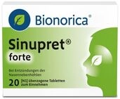 Bionorica SE Sinupret forte &uuml;berzogene Tabletten 20 St 08625567_DBA