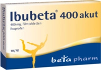 Betapharm Arzneimittel GmbH Ibubeta 400 akut Filmtabletten 10 St 00179720_DBA