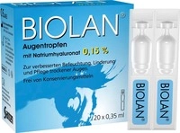 Santen GmbH Biolan Augentropfen Einzeldosispipetten &ndash; 20 x 0,35 ml 01829864_DBA