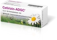 Zentiva Pharma GmbH Cetirizin Adgc Filmtabletten 50 St 02662780_DBA