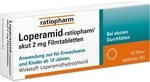 ratiopharm GmbH LOPERAMID-ratiopharm akut 2 mg Filmtabletten 10 St 00251191_DBA