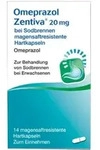 Omeprazol Zentiva 20 mg bei Sodbrennen 14 St