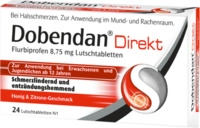 Reckitt Benckiser Deutschland GmbH Dobendan Direkt Flurbiprofen 8,75 mg Lutschtabl.