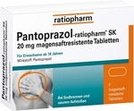 ratiopharm GmbH PANTOPRAZOL-ratiopharm SK 20 mg magensaftres.Tabl. 7 St 05520833_DBA