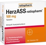 ratiopharm GmbH HERZASS-ratiopharm 100 mg Tabletten 100 St 04561936_DBA