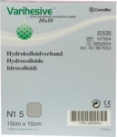 ConvaTec (Germany) GmbH Varihesive extra d&uuml;nn 10x10 cm HKV hydroaktiv 5 St