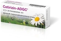 Zentiva Pharma GmbH Cetirizin Adgc Filmtabletten 20 St 02662745_DBA