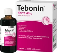 Dr. Willmar Schwabe GmbH & Co. KG Tebonin forte 40 mg L&ouml;sung 2X100 ml...