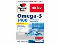 Queisser Pharma GmbH & Co. KG Doppelherz Omega-3 1.400 Kapseln 120 St 10532502_DBA