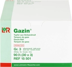 Lohmann & Rauscher GmbH & Co. KG Gazin Tupfer pflaumengro&szlig; steril Gr.3 20f&auml;dig 30X3