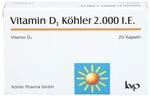 K&ouml;hler Pharma GmbH Vitamin D3 K&ouml;hler 2.000 I.e. Kapseln 20 St 10005056_DBA