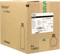 B. Braun Melsungen AG Aqua B.Braun Sp&uuml;ll&ouml;sung Kunststoff Flasche 6X1000 ml