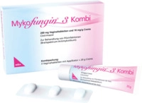 MIBE GmbH Arzneimittel Mykofungin 3 Kombi 200 mg Vaginaltab.+10 mg/g Cre. 1 P
