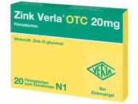 Verla-Pharm Arzneimittel GmbH & Co. KG Zink Verla OTC 20 mg Filmtabletten 20 St