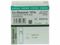 B. Braun Melsungen AG Calciumgluconat 10% MPC Injektionslösung 20X10 ml 04208950_DBA