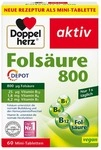 Queisser Pharma GmbH & Co. KG Doppelherz Fols&auml;ure 800 Depot Tabletten 60 St