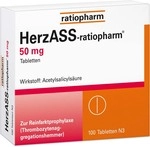 ratiopharm GmbH HERZASS-ratiopharm 50 mg Tabletten 100 St 04562798_DBA