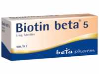 betapharm Arzneimittel GmbH Biotin Beta 5 Tabletten 100 St 01841948_DBA