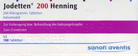 Sanofi-Aventis Deutschland GmbH Jodetten 200 Henning Tabletten 100 St 04926007_DBA