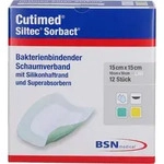BSN medical GmbH Cutimed Siltec Sorbact PU-Verb.15x15 cm 12 St 07343140_DBA