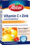 Perrigo Deutschland GmbH Abtei Vitamin C plus Zink Lutschtabletten 30 St 03550712_DBA