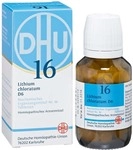 DHU-Arzneimittel GmbH & Co. KG Biochemie DHU 16 Lithium chloratum D 6 Tabletten 200