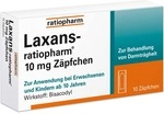 ratiopharm GmbH LAXANS-ratiopharm 10 mg Z&auml;pfchen 10 St 03797909_DBA