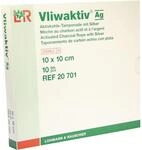 Lohmann & Rauscher GmbH & Co. KG Vliwaktiv AG Aktivkohle Tampon.m.Silber 10x10 cm 10