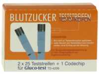 Aristo Pharma GmbH Gluco Test Blutzuckerteststreifen 50 St 03853660_DBA