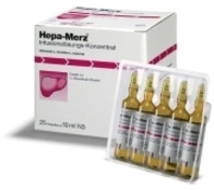 Merz Therapeutics GmbH Hepa-Merz Infusionsl&ouml;sungs-Konzentrat Ampullen 25X10 ml