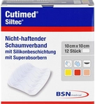 BSN medical GmbH Cutimed Siltec Schaumverb.10x10 cm nicht haftend 12 St 07337984_DBA