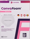 ConvaTec (Germany) GmbH Convafoam Silicone Verband Sakral 16,5x20 cm 5 St