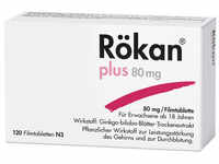 Dr.Willmar Schwabe GmbH & Co.KG Rökan Plus 80 mg Filmtabletten 120 St 07442468_DBA