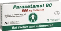 Berlin-Chemie AG Paracetamol BC 500 mg Tabletten 20 St 04088380_DBA