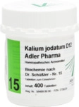 Adler Pharma Produktion und Vertrieb GmbH Biochemie Adler 15 Kalium jodatum D 12