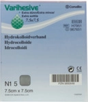 ConvaTec (Germany) GmbH Varihesive extra d&uuml;nn 7,5x7,5 cm HKV hydroaktiv 5 St