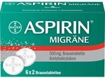 Bayer Vital GmbH Aspirin Migr&auml;ne Brausetabletten 12 St 00958281_DBA