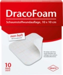 Dr. Ausb&uuml;ttel GmbH & Co. KG Dracofoam Schaumstoff Wundauflage 10x10 cm 10 St