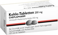CHEPLAPHARM Arzneimittel GmbH Kohle Tabletten 50 St 04257397_DBA