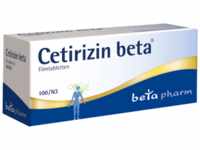 betapharm Arzneimittel GmbH Cetirizin beta Filmtabletten 100 St 02156893_DBA