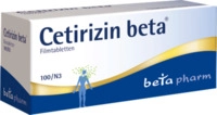 Betapharm Arzneimittel GmbH Cetirizin beta Filmtabletten 100 St 02156893_DBA