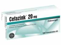 Cefak KG Cefazink 20 mg Filmtabletten 100 St 02252786_DBA