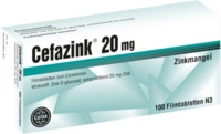Cefak KG Cefazink 20 mg Filmtabletten 100 St 02252786_DBA