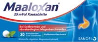 A. Nattermann & Cie GmbH Maaloxan 25 mVal Kautabletten 20 St 01423582_DBA