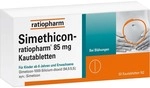 ratiopharm GmbH SIMETHICON-ratiopharm 85 mg Kautabletten 50 St 01364796_DBA