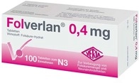 Verla-Pharm Arzneimittel GmbH & Co. KG Folverlan 0,4 mg Tabletten 100 St 01032982_DBA